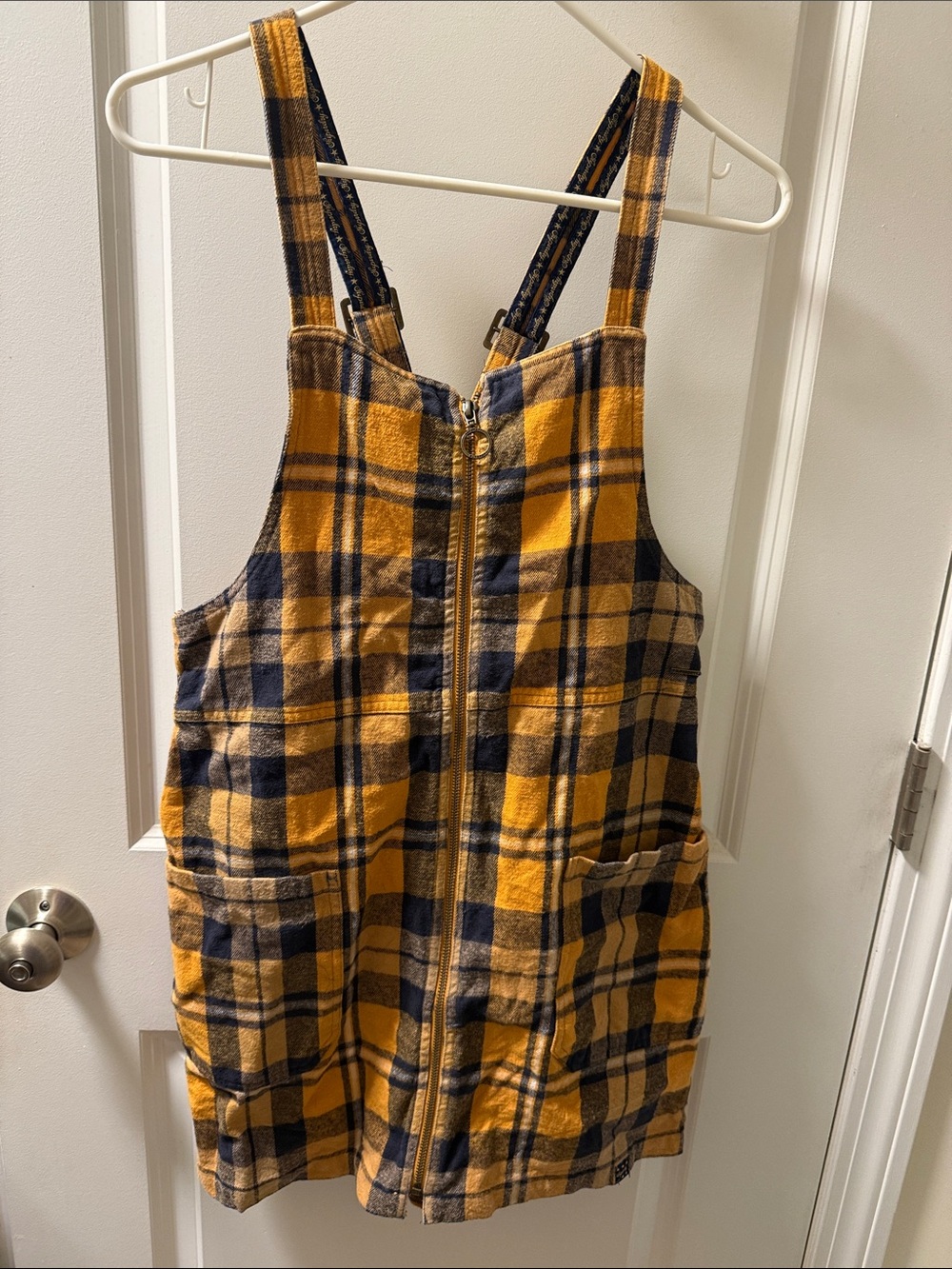 Superdry Women’s Yellow Plaid Jumper